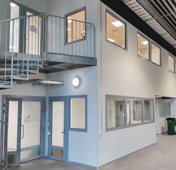 Indoor metal doors from Prodeco