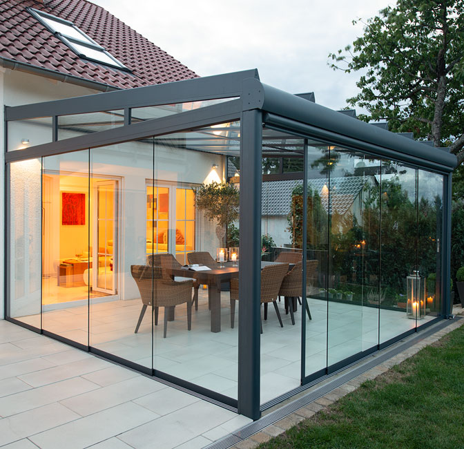 Beautiful enclosed outdoor space